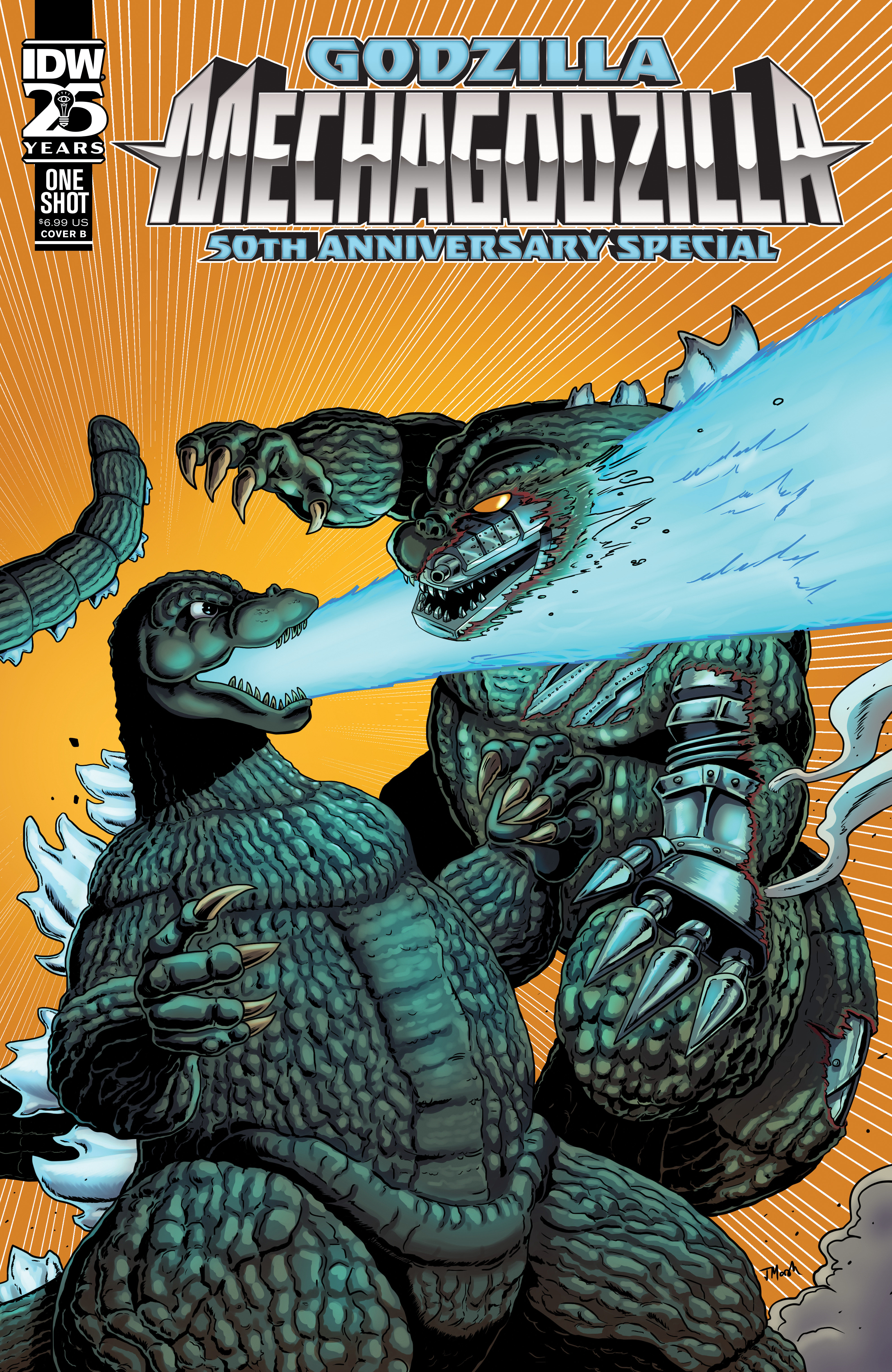 Godzilla Mechagodzilla 50th Anniversary Cover B Marsh