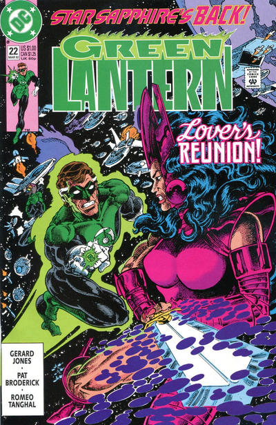 Green Lantern #22 (1990) [Direct]-Very Good (3.5 – 5)