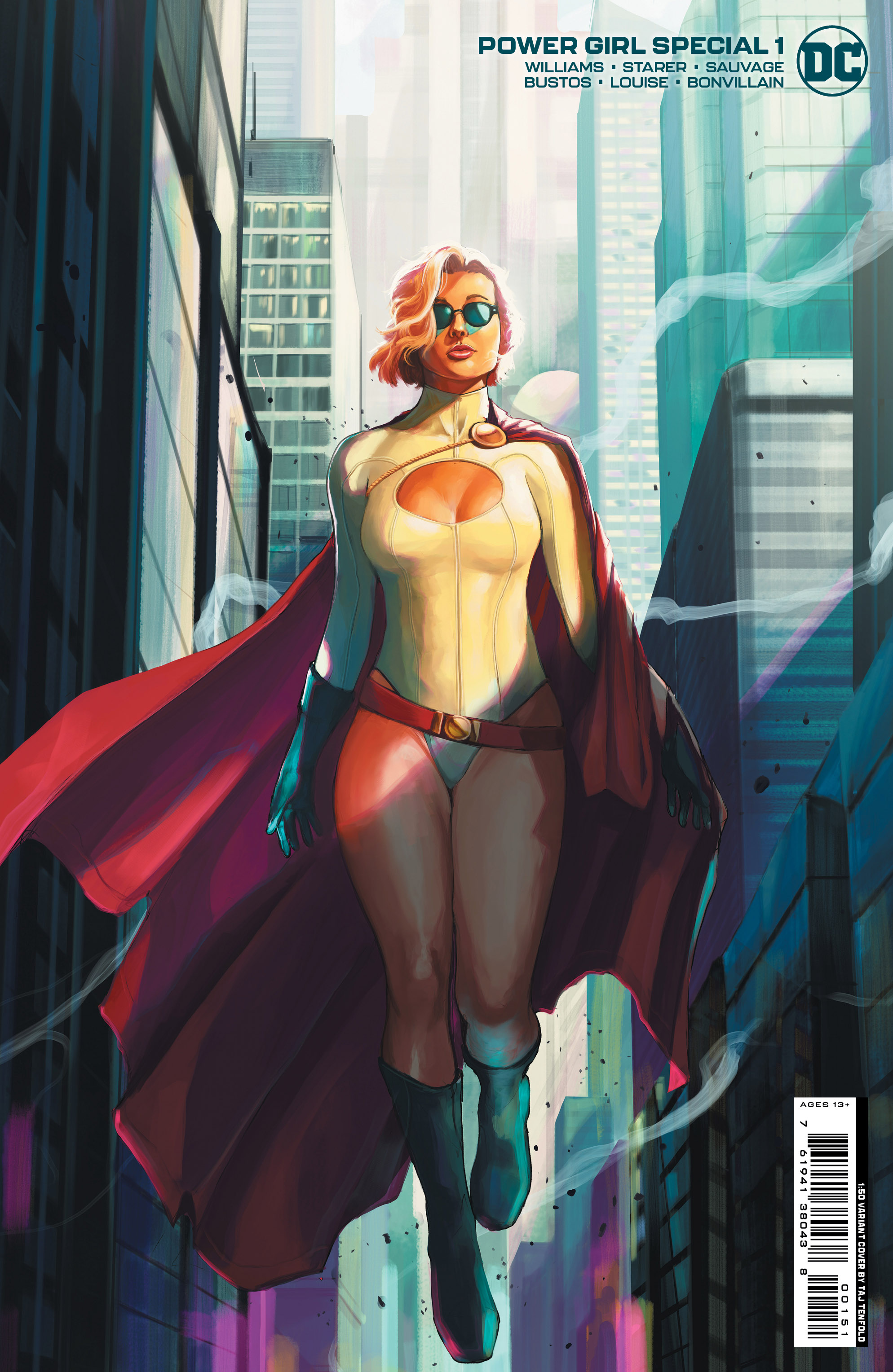 Power Girl Special #1 (One Shot) Cover E 1 For 50 Incentive Taj Tenfold Card Stock Variant