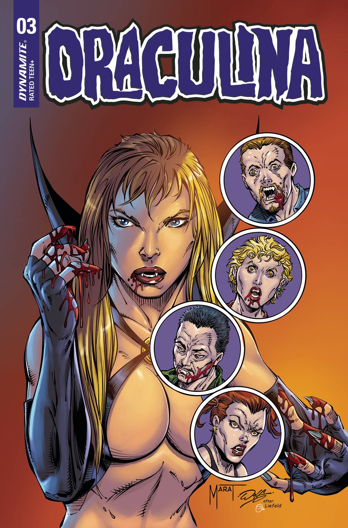 Draculina #3 Cover K Last Call Liefeld Homage Mychaels
