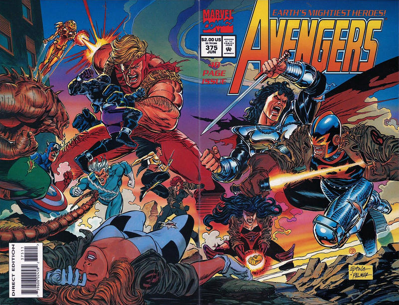 The Avengers #375 [Direct Edition]-Very Fine