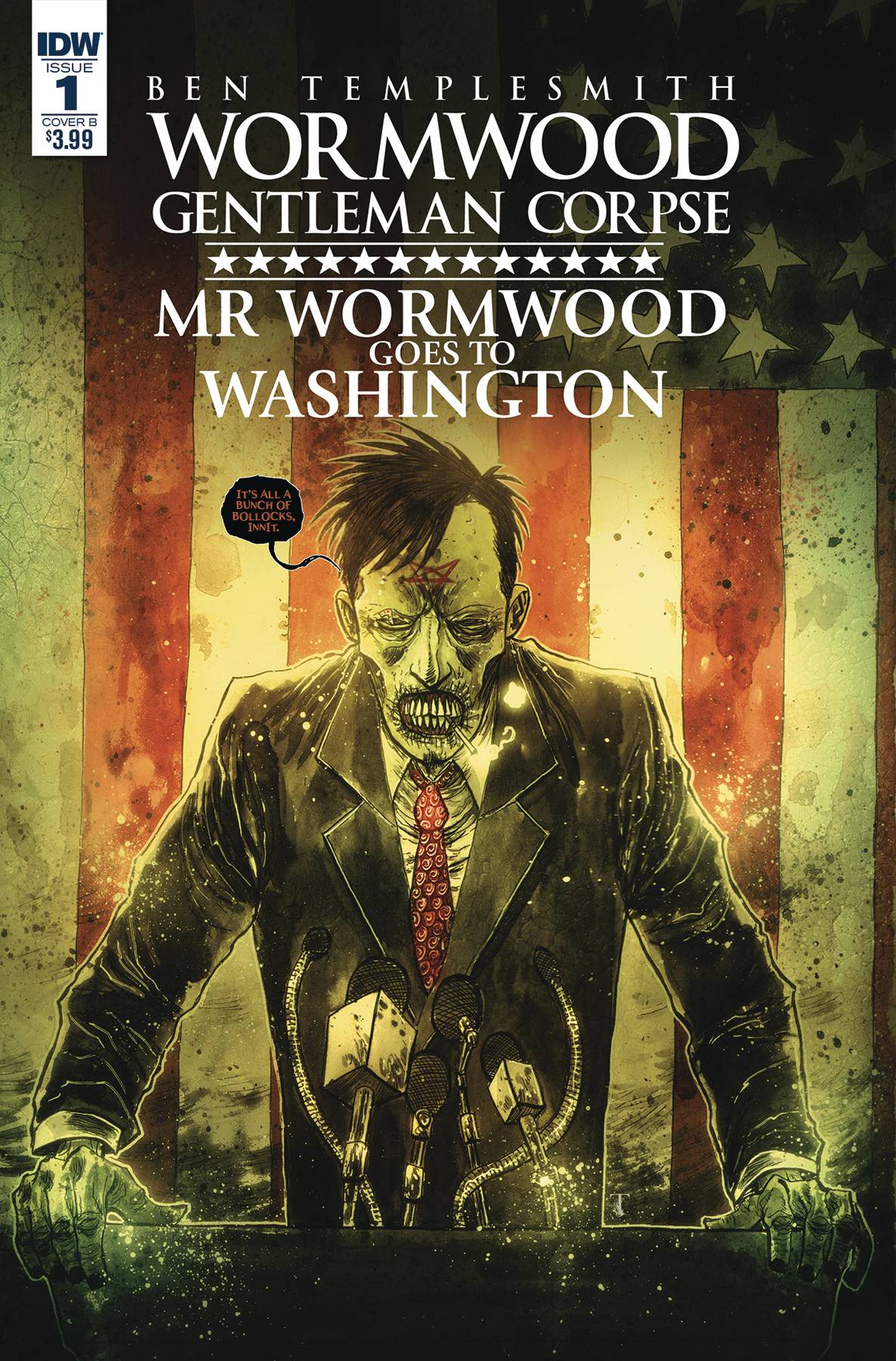 Wormwood Goes To Washington #1 Cover B Templesmith