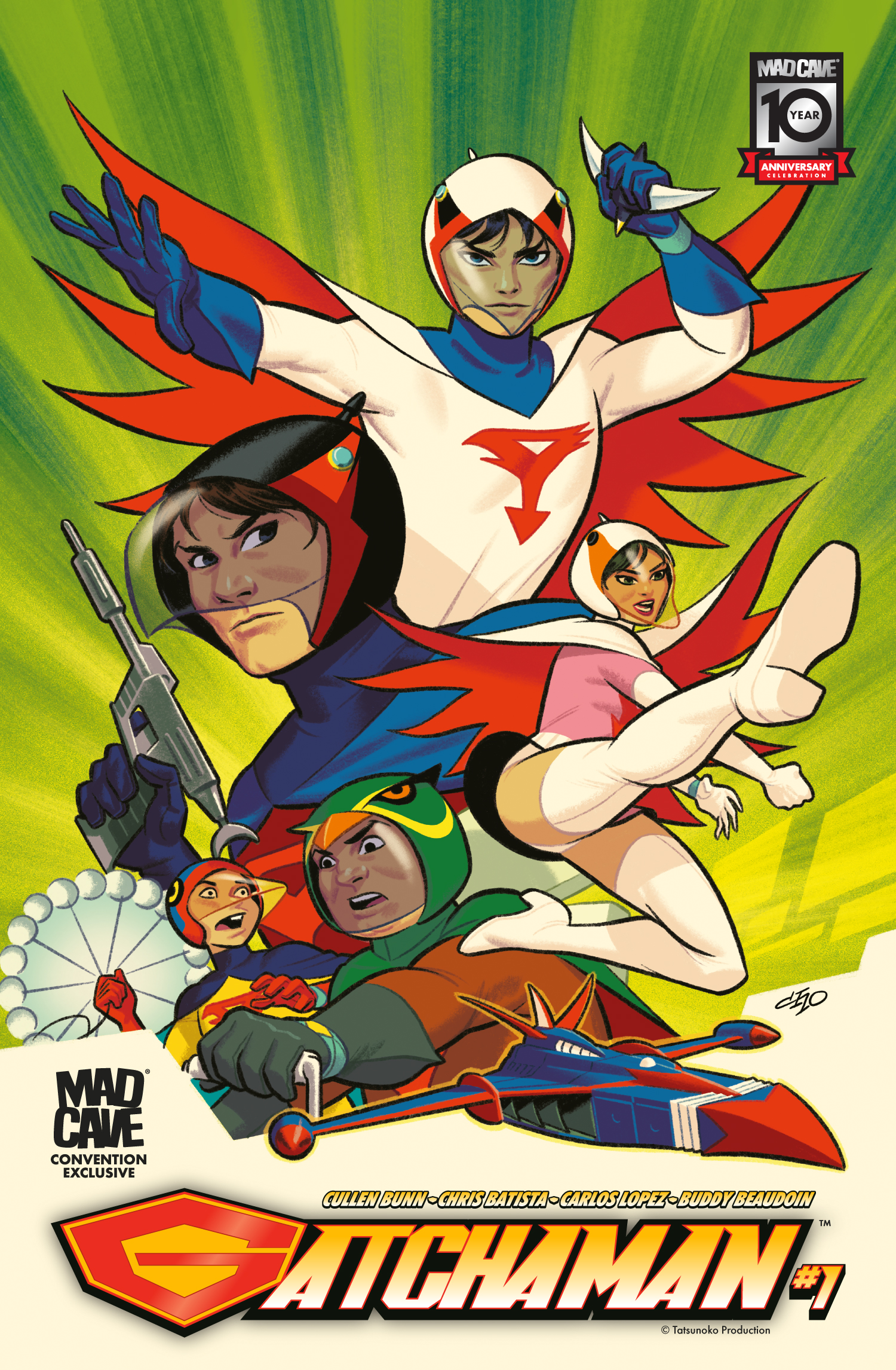 Gatchaman #1 Michael Cho Convention Exclusive Variant