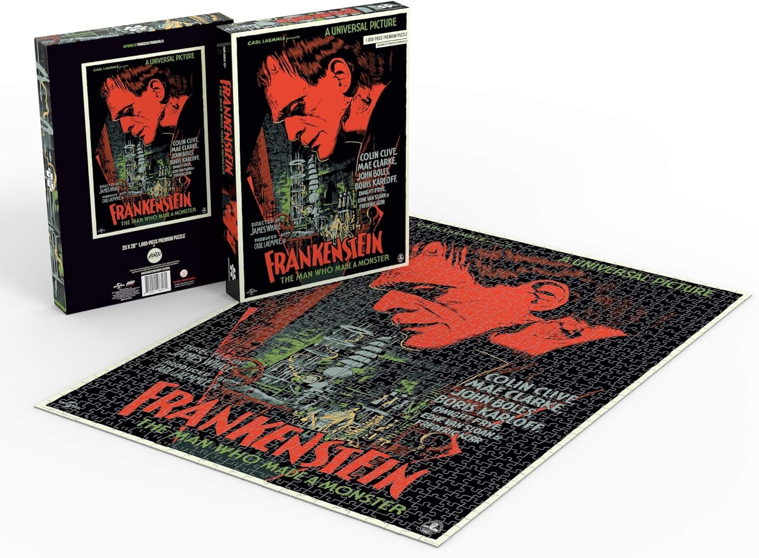 Frankenstein By Francesco Francavilla 1000 Piece Puzzle