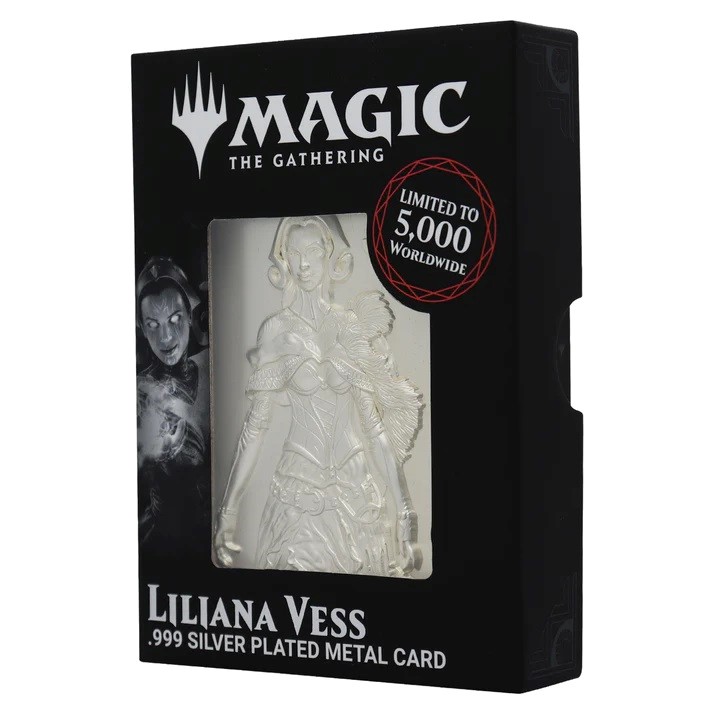 Magic The Gathering .999 Silver Plated Collectible - Liliana