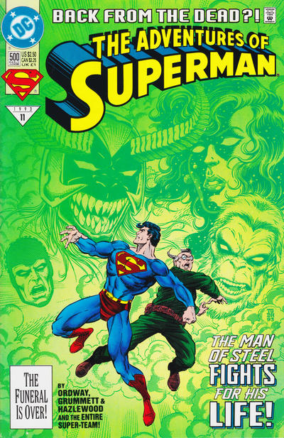 Adventures of Superman #500 [Direct]-Very Fine (7.5 – 9)