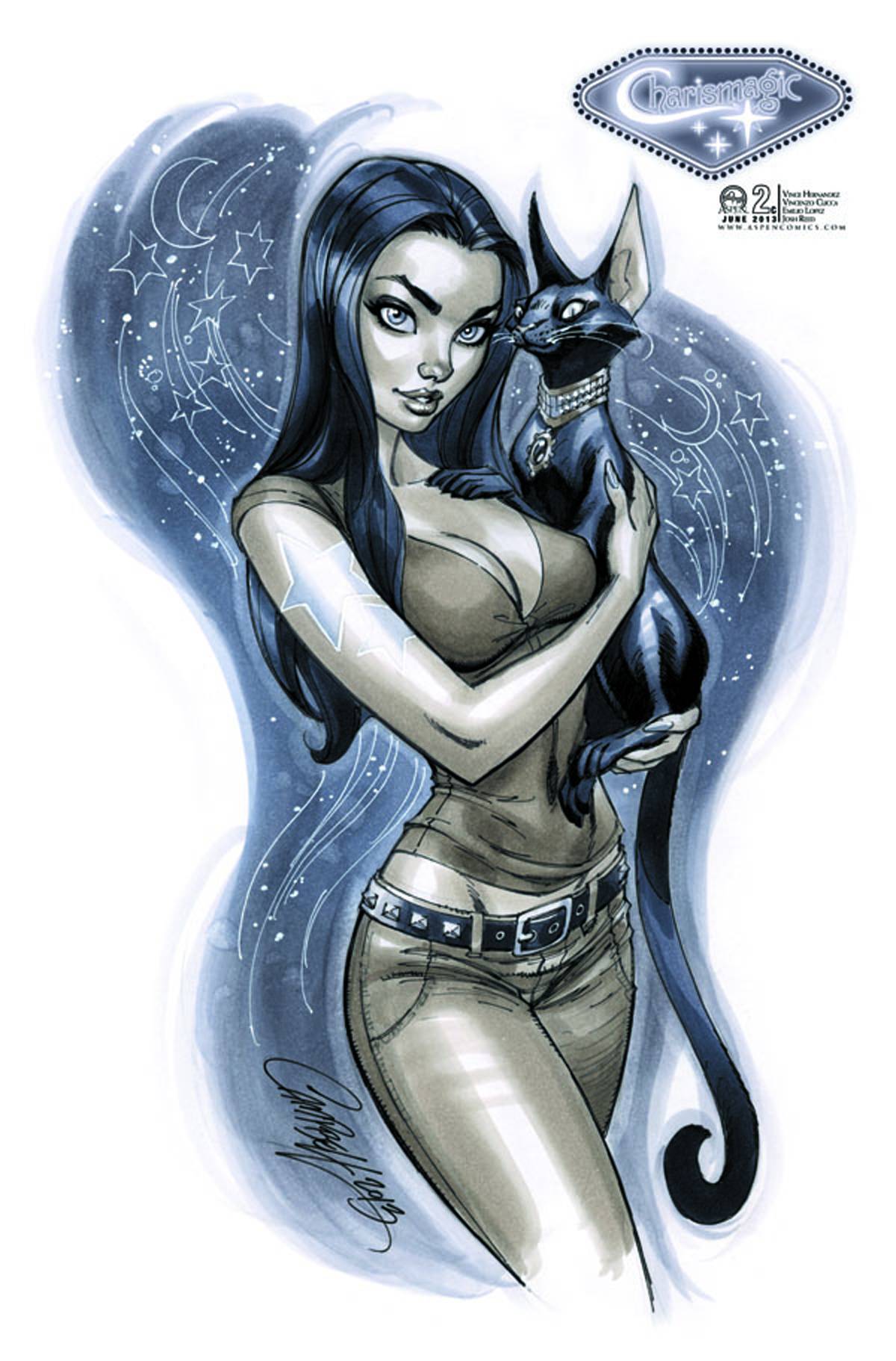 Charismagic Volume 2 #2 Incentive Campbell Sketch Cover