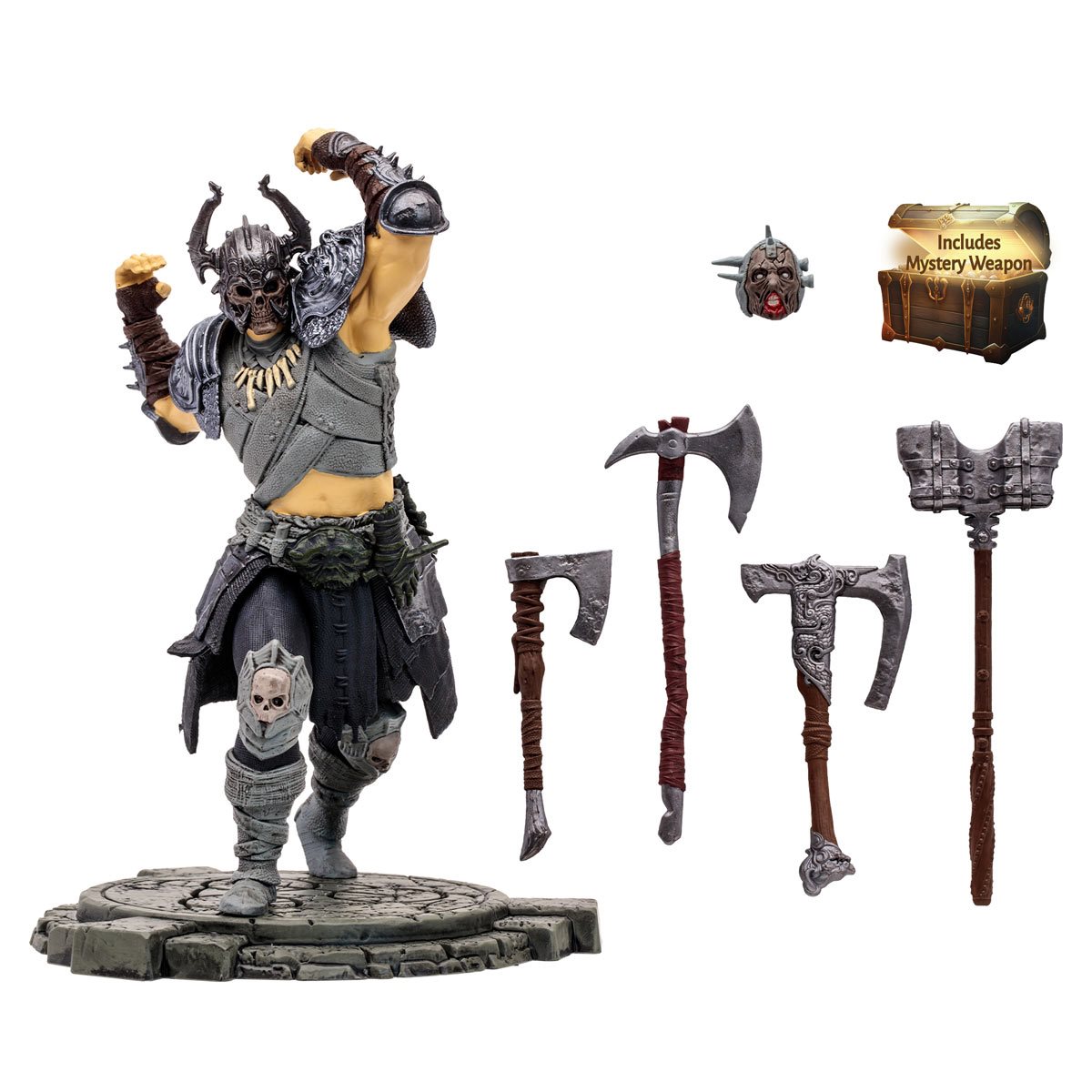 Diablo Iv 6in Wave 1 Whirlwind Barbarian Epic Action Figure