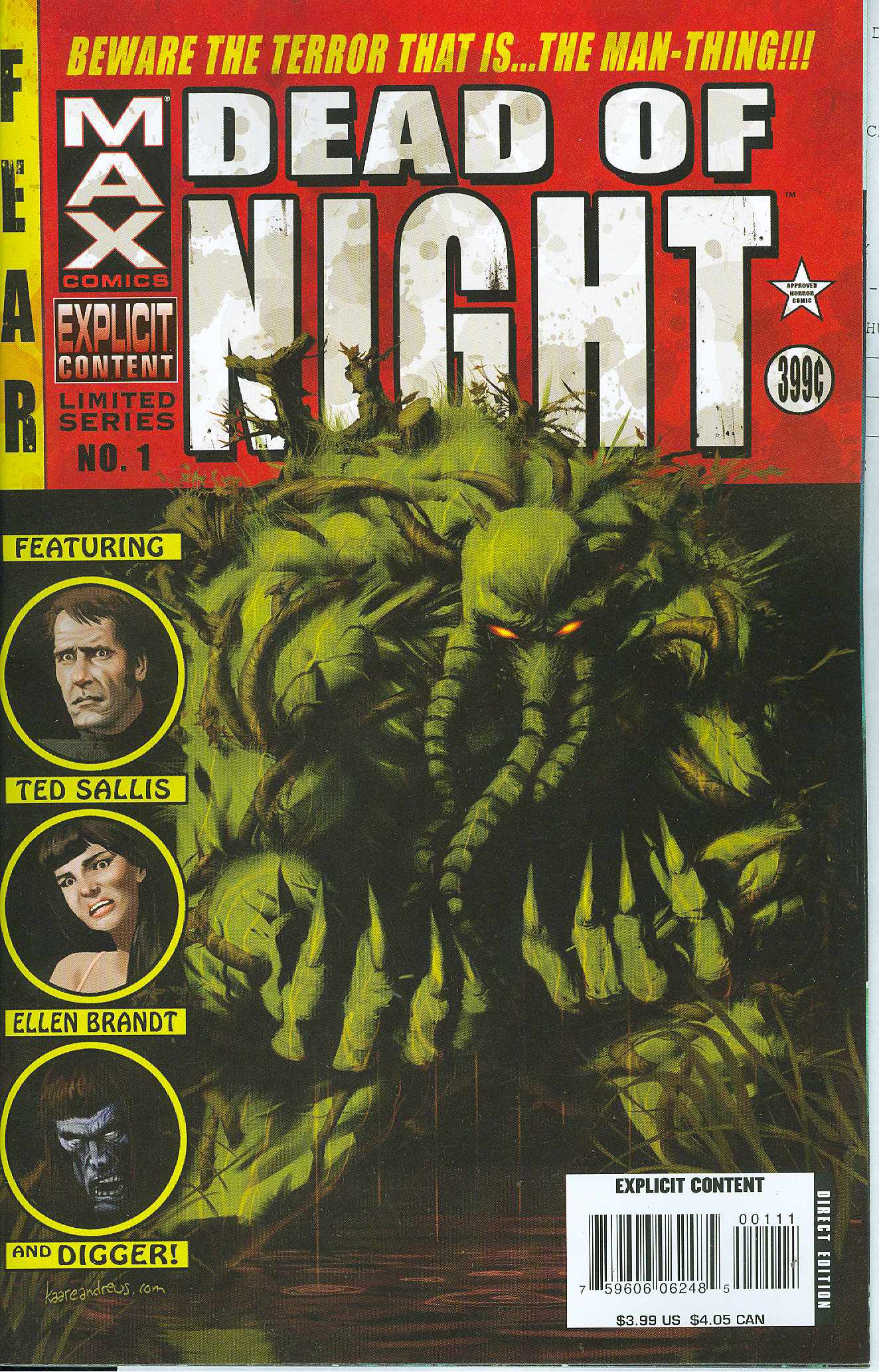 Dead of Night Featuring Man Thing #1 (2008)