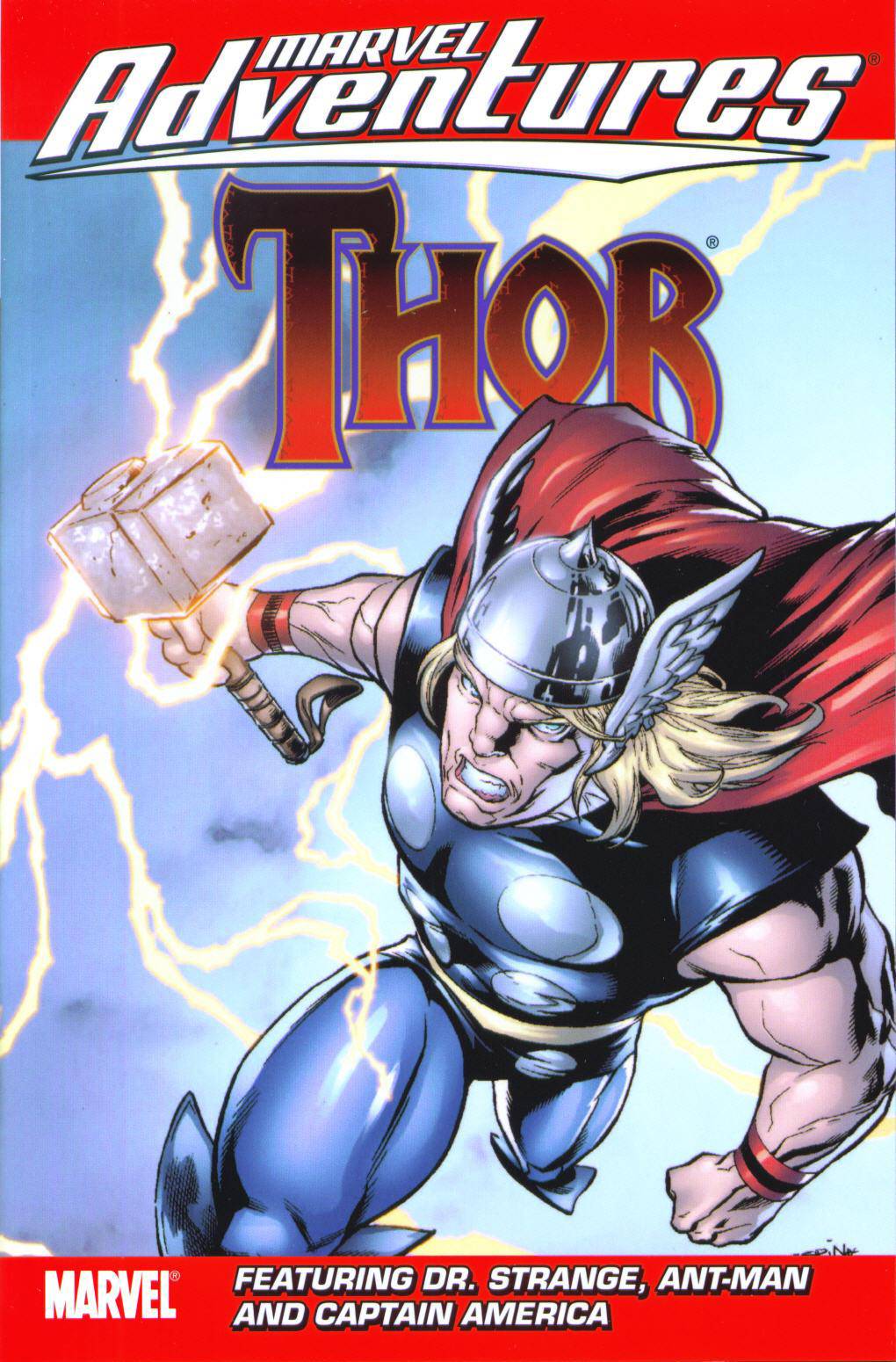 Marvel Adventures Thor Featuring Doctor Strange, Ant-Man And Captain America Digest (Digest)