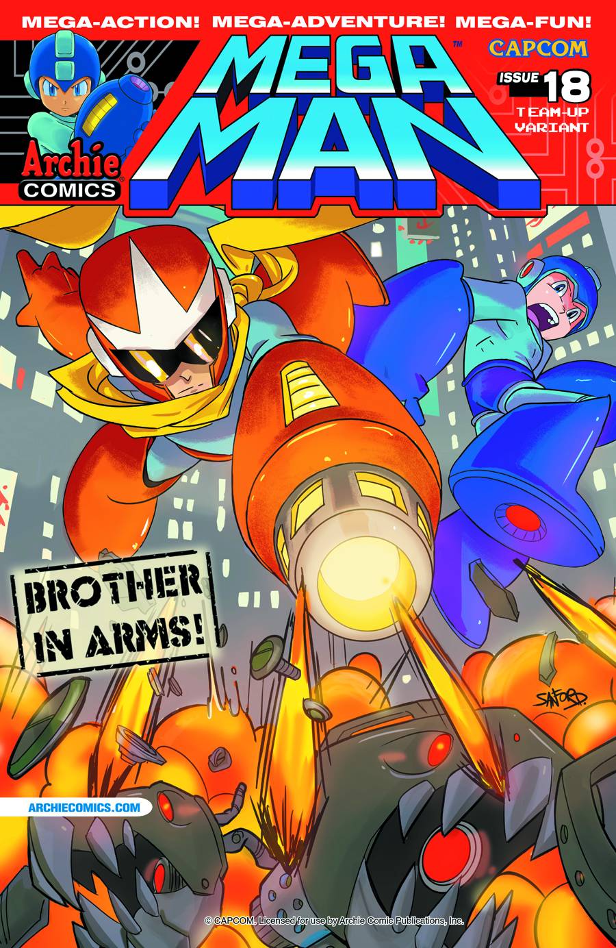 Mega Man #18 Regular Cover