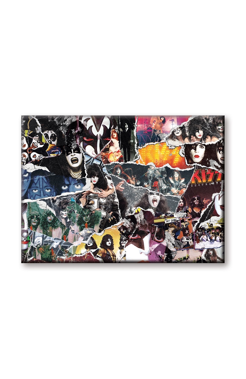 Kiss - Collage Flat Magnet