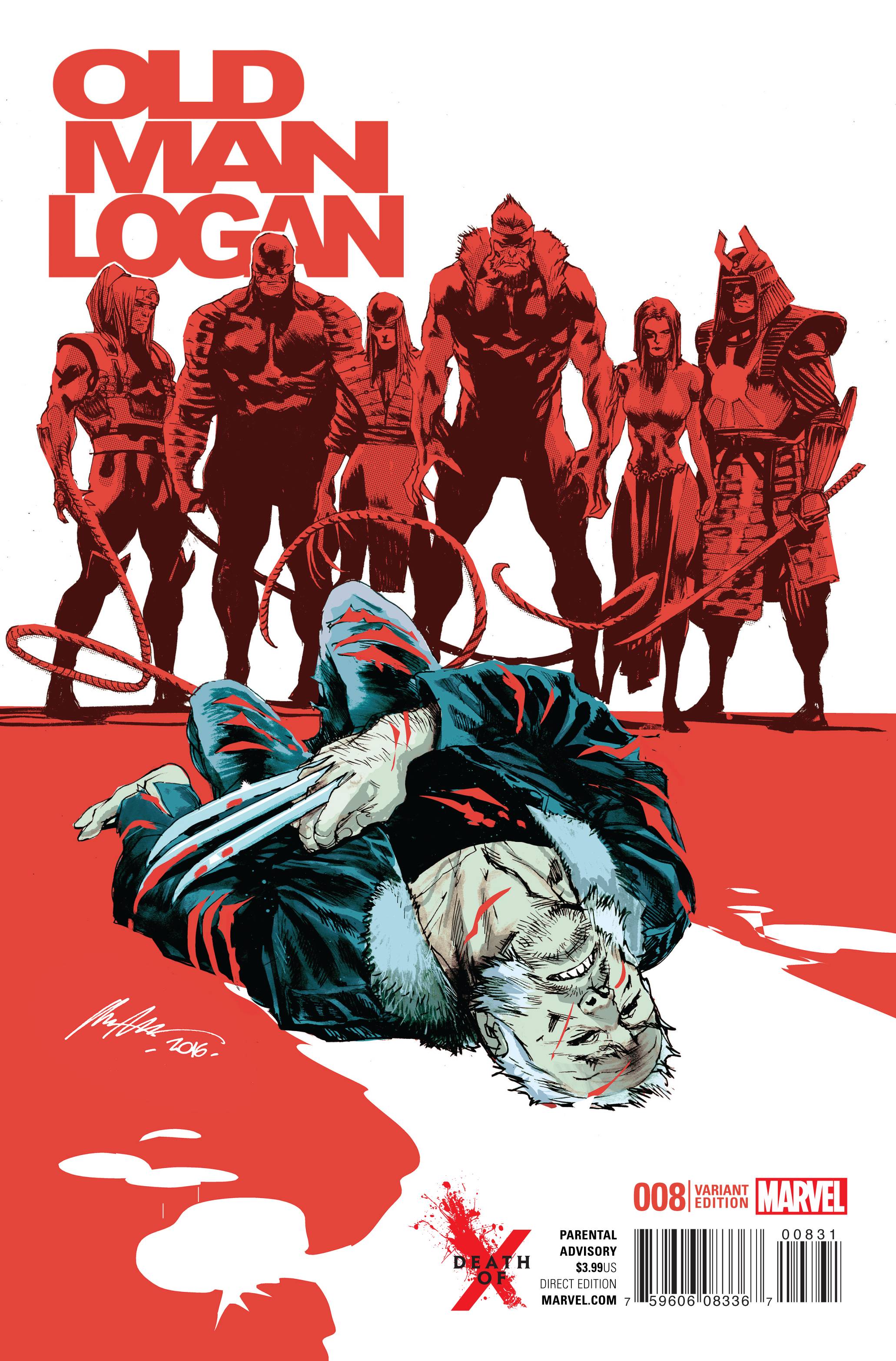 Old Man Logan #8 (Albuquerque Death of X Variant) (2016)