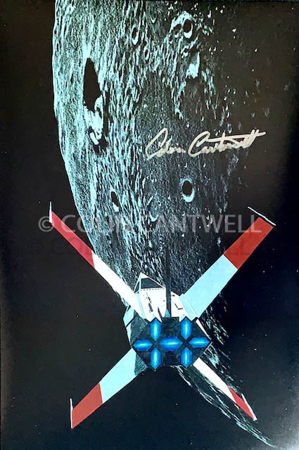 C4 X-Wing Rear View 12X18 Signed By Colin Cantwell