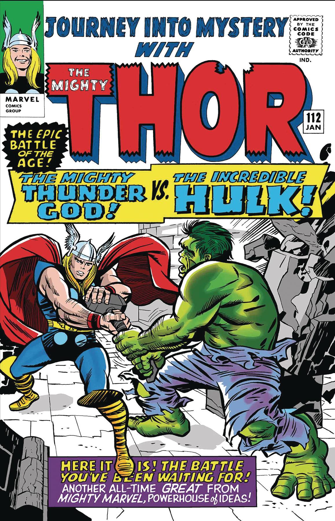 True Believers Kirby 100th Thor Vs Hulk #1