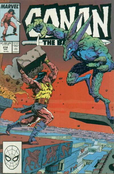 Conan The Barbarian #214 [Direct]-Fine (5.5 – 7)