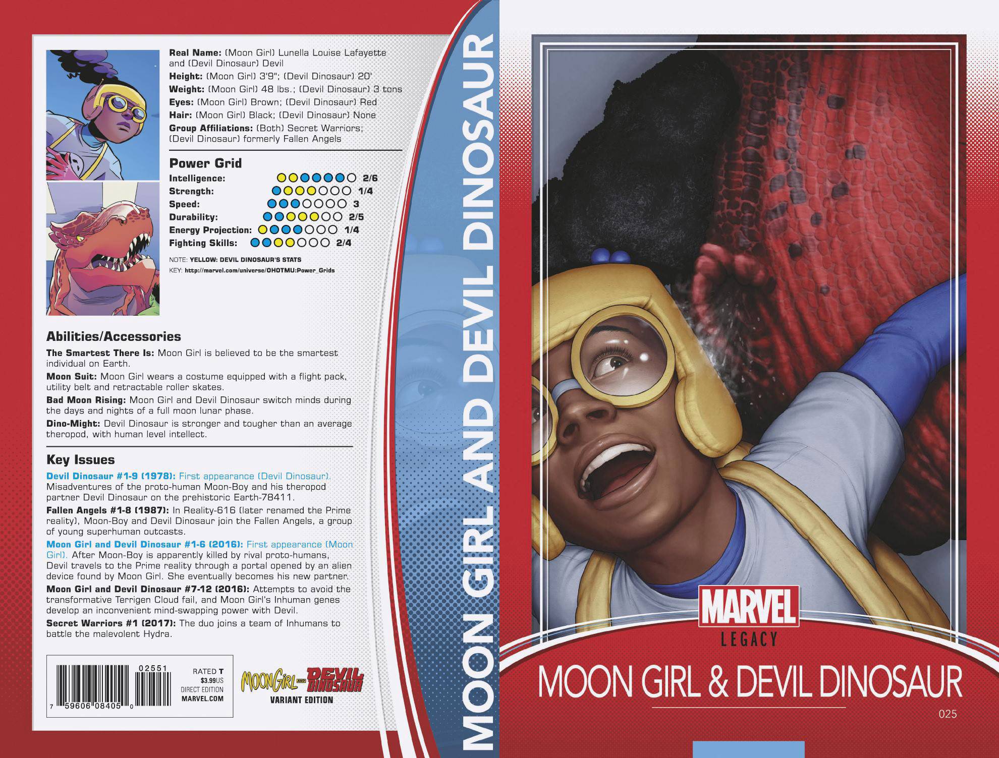 Moon Girl And Devil Dinosaur #25 Trading Card Legacy