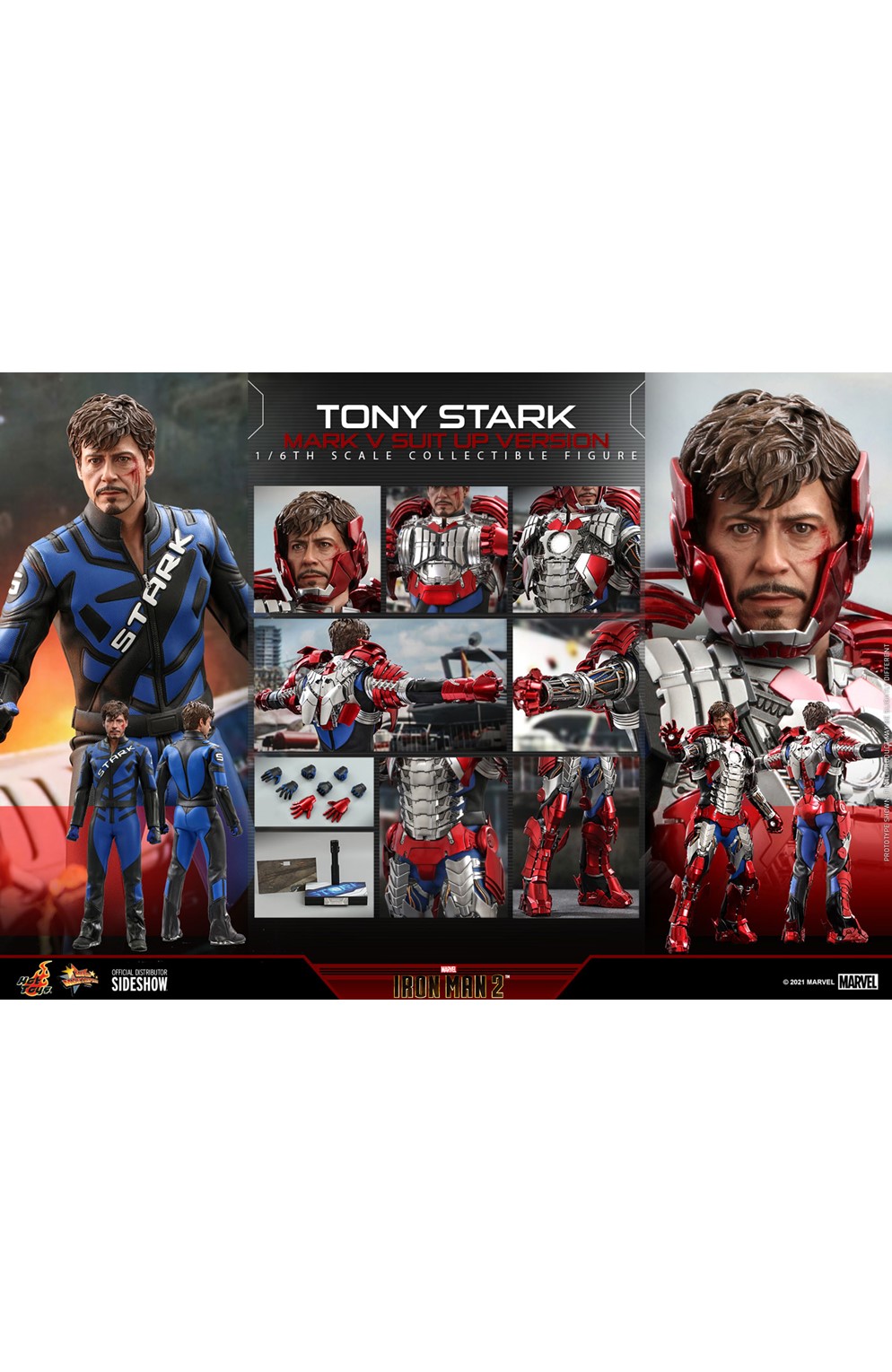 Tony Stark (Mark V Suit Up Ver) 1:6 Hot Toy