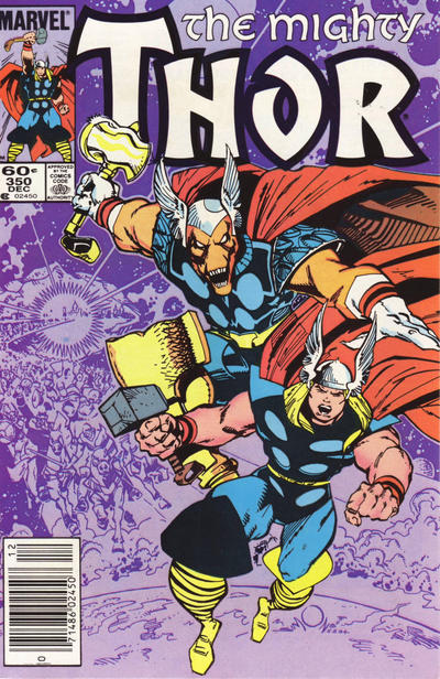 Thor #350 [Newsstand]-Fine (5.5 – 7)