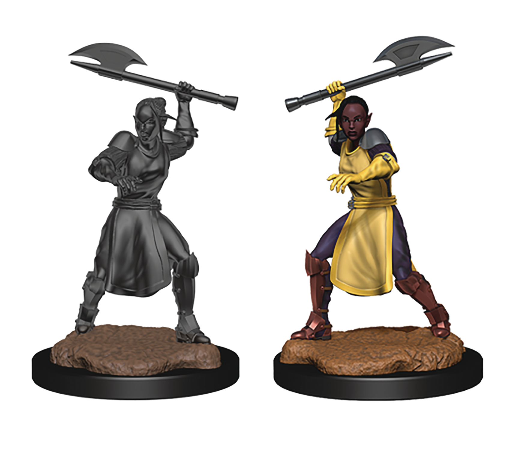 Critical Role Unpainted Miniatures: Wave 1 Half-Elf Echo Knight and Echo Female