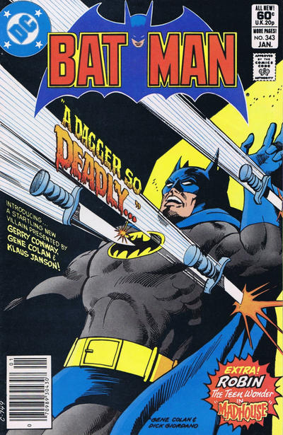 Batman #343 [Newsstand]-Good (1.8 – 3)
