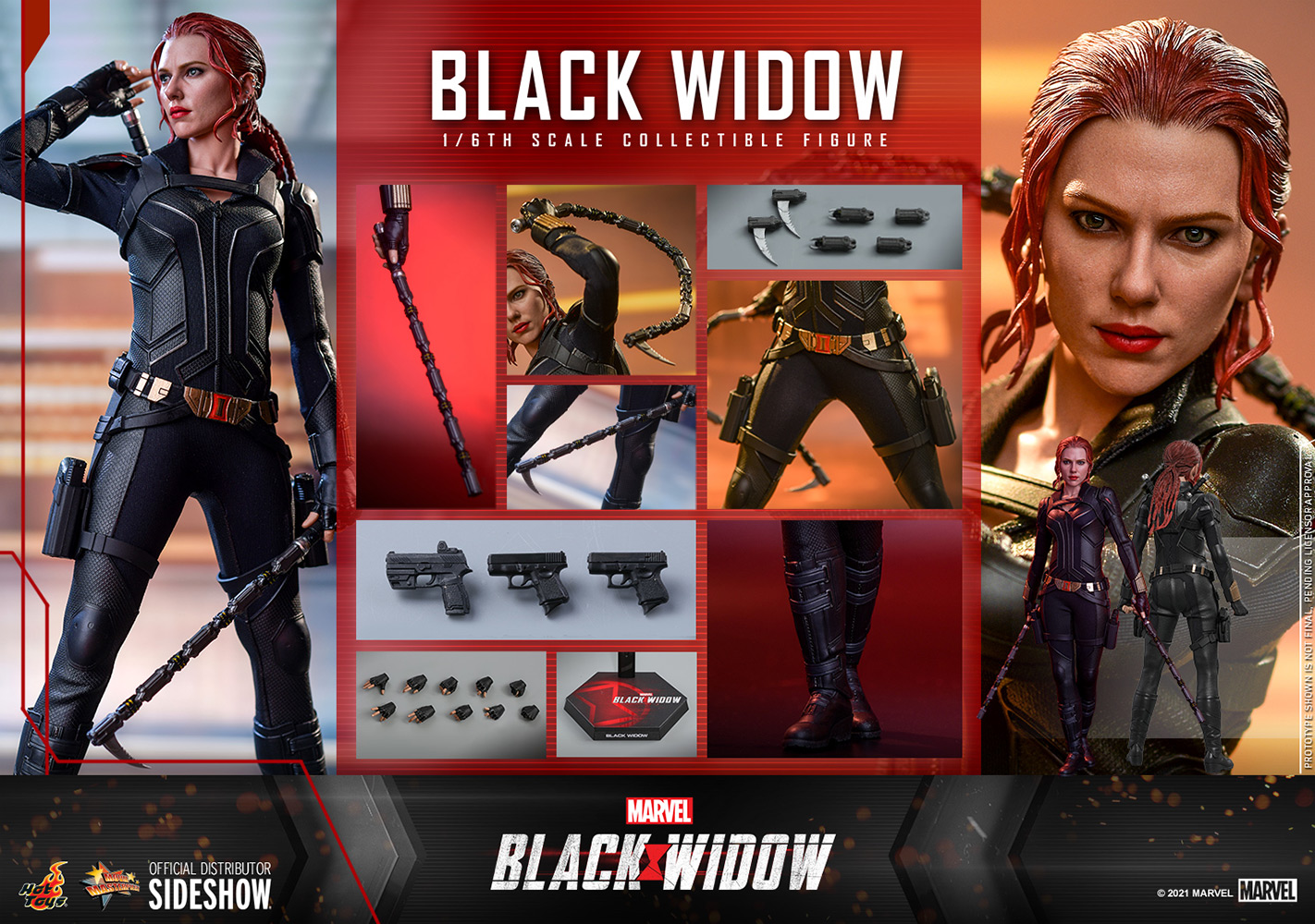 Black Widow (2021 Movie) Sixth Scale Figure By Hot Toys