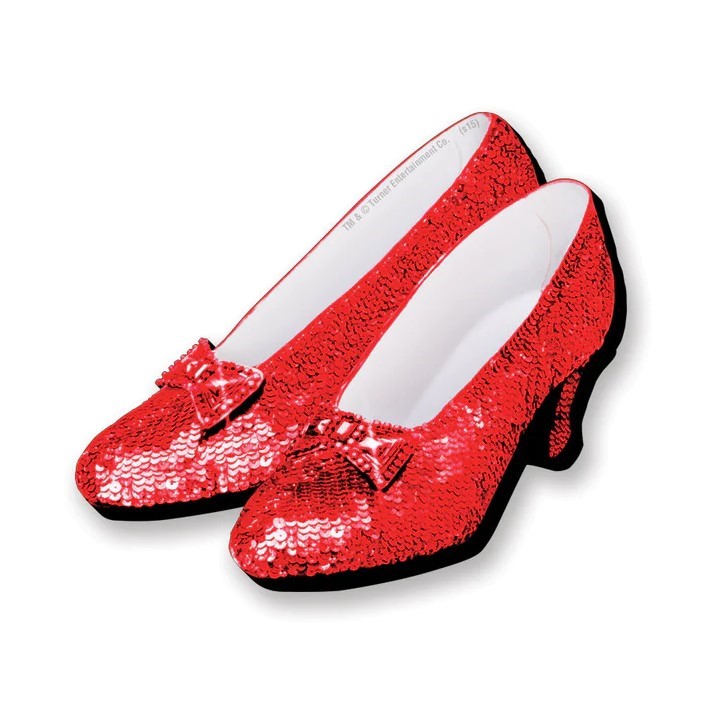 The Wizard of Oz Dorothy's Ruby Slippers Funky Chunky Magnet