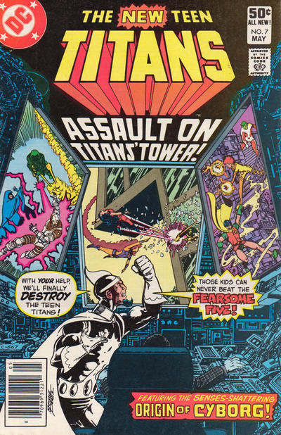 The New Teen Titans #7 [Newsstand](1980)-Very Fine (7.5 – 9)