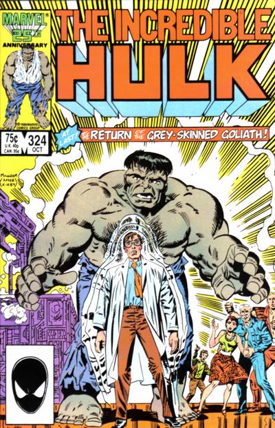 The Incredible Hulk #324 [Direct]-Fine (5.5 – 7) [Return of The Grey Hulk]