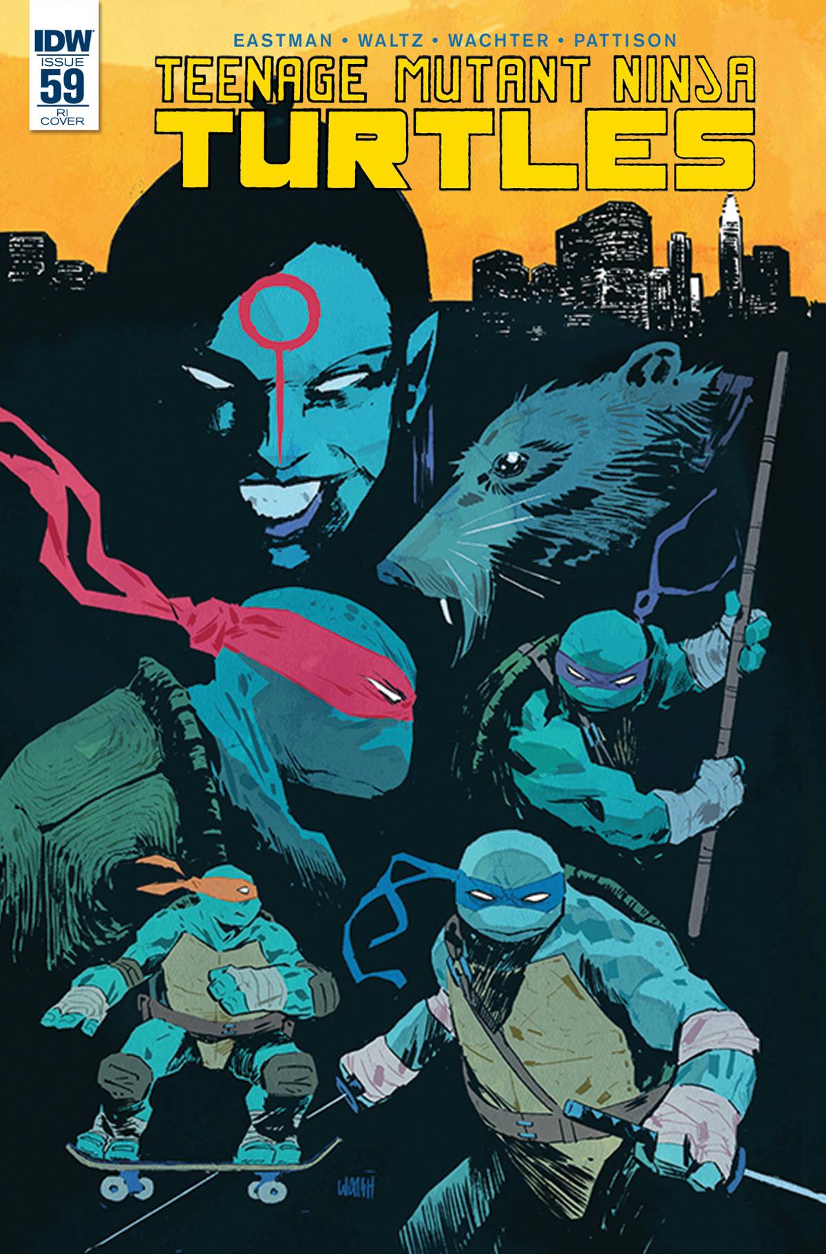 Teenage Mutant Ninja Turtles Ongoing #59 Subscription Variant (2011)