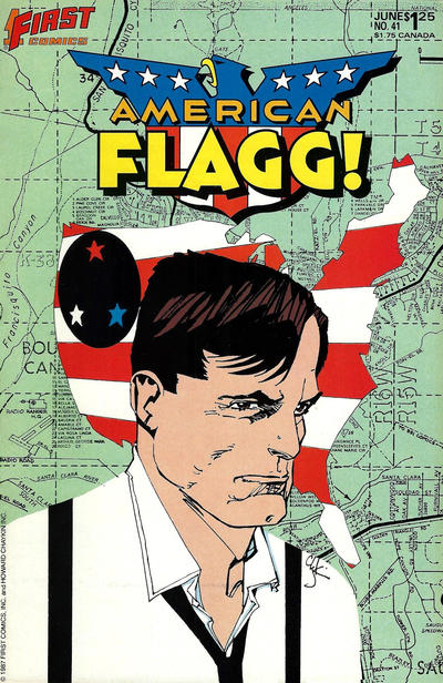 American Flagg! #41-Very Fine (7.5 – 9) Scarce