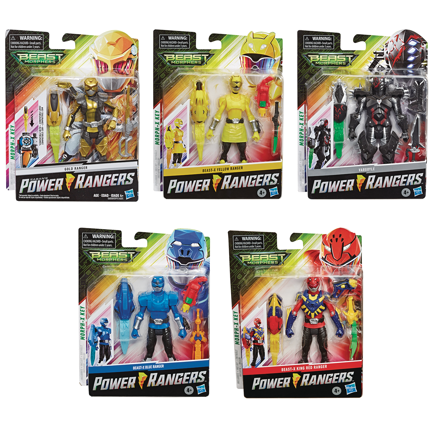 Power Rangers Beast Morphers 6 Inch Core Action Figure Assortment 202001