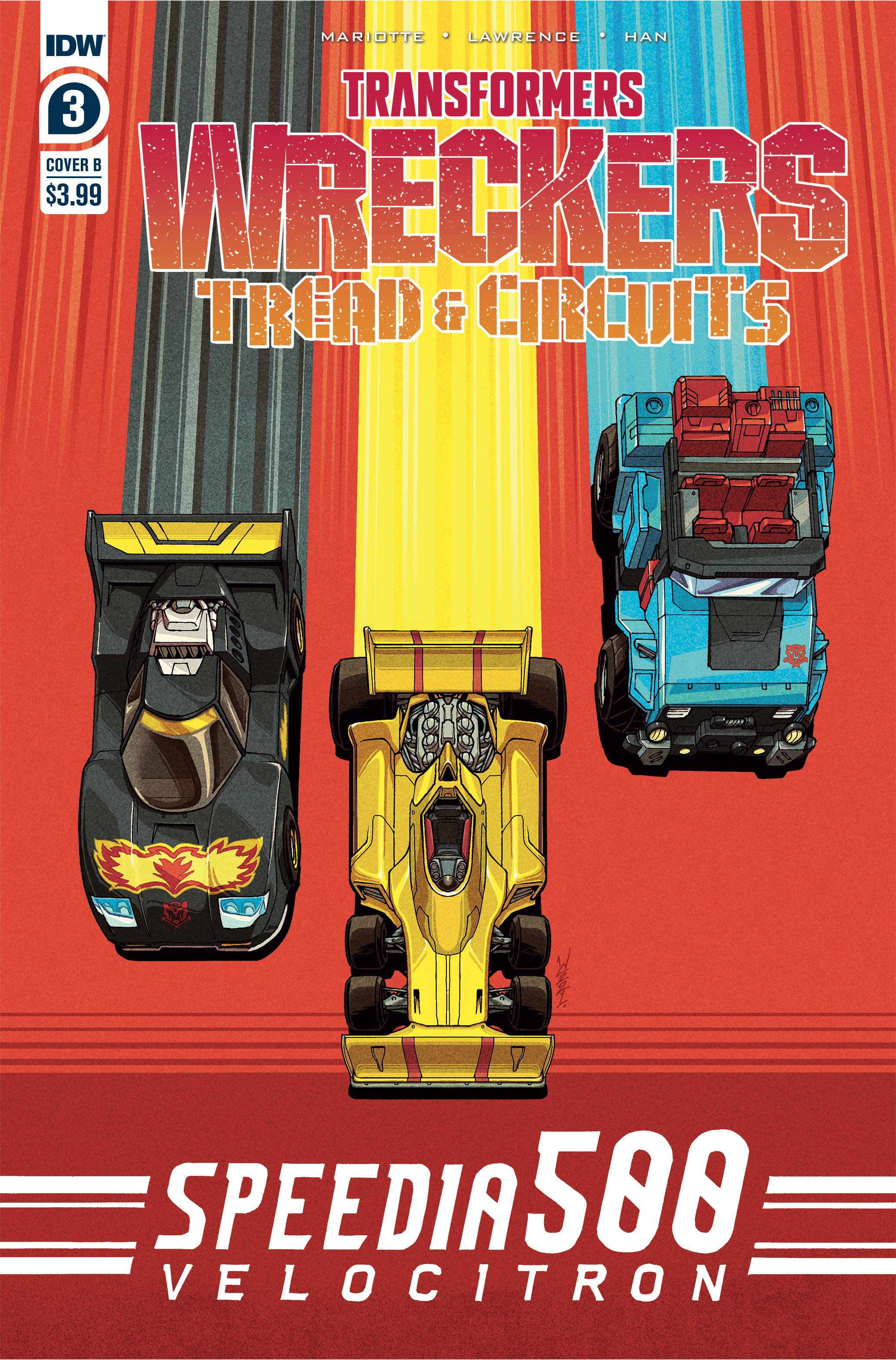 Transformers Wreckers Tread & Circuits #3 Cover B Chan (Of 4)
