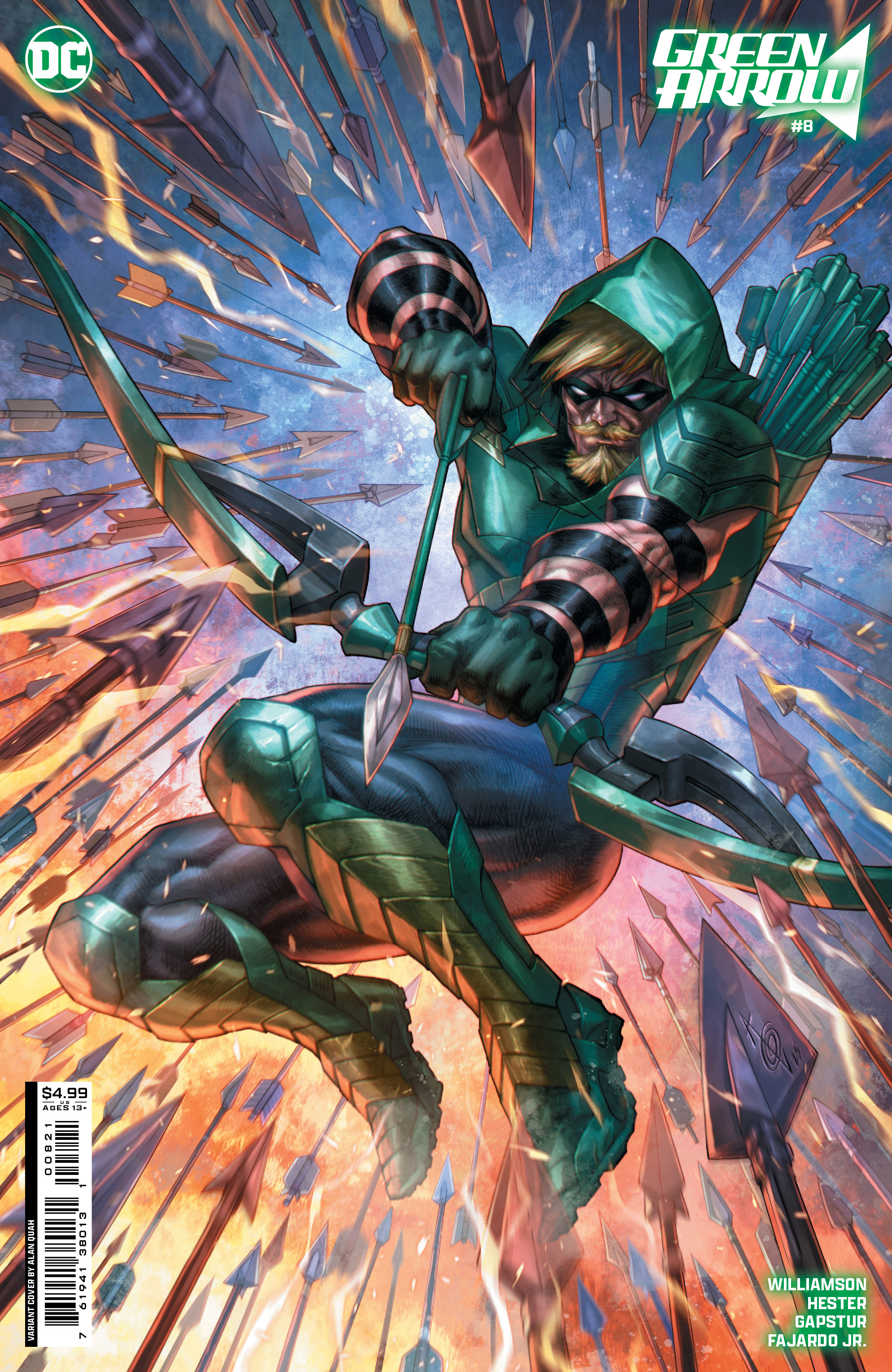 Green Arrow #8 Cover B Alan Quah Card Stock Variant