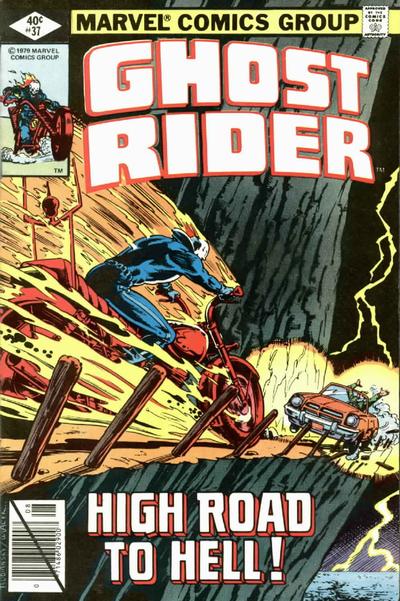 Ghost Rider #37 [Direct]-Near Mint (9.2 - 9.8)