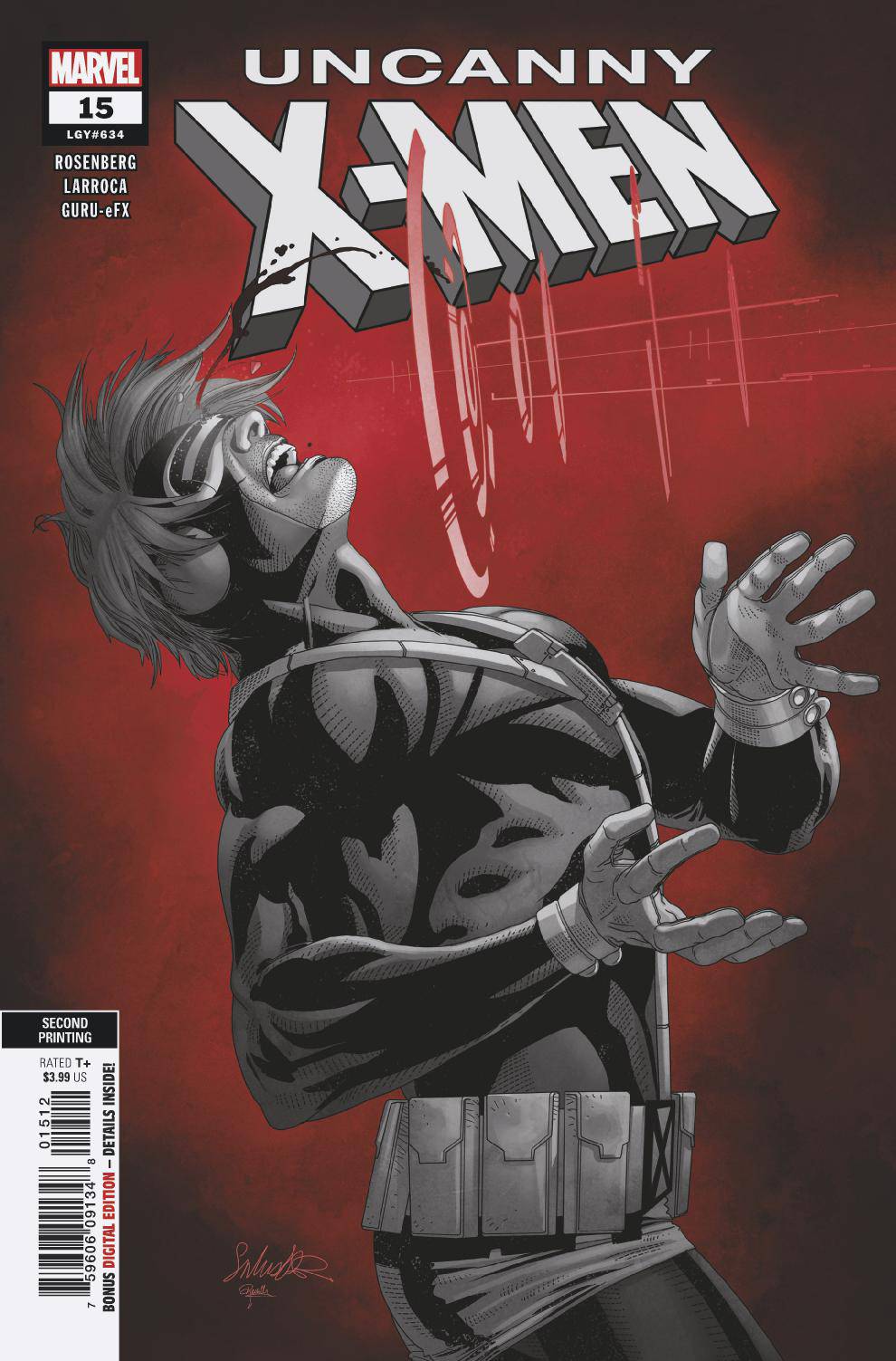 Uncanny X-Men #15 2nd Printing Lorroca Variant (2018)
