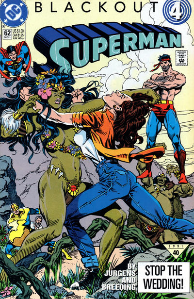 Superman #62 (1987) [Direct]-Fine (5.5 – 7)