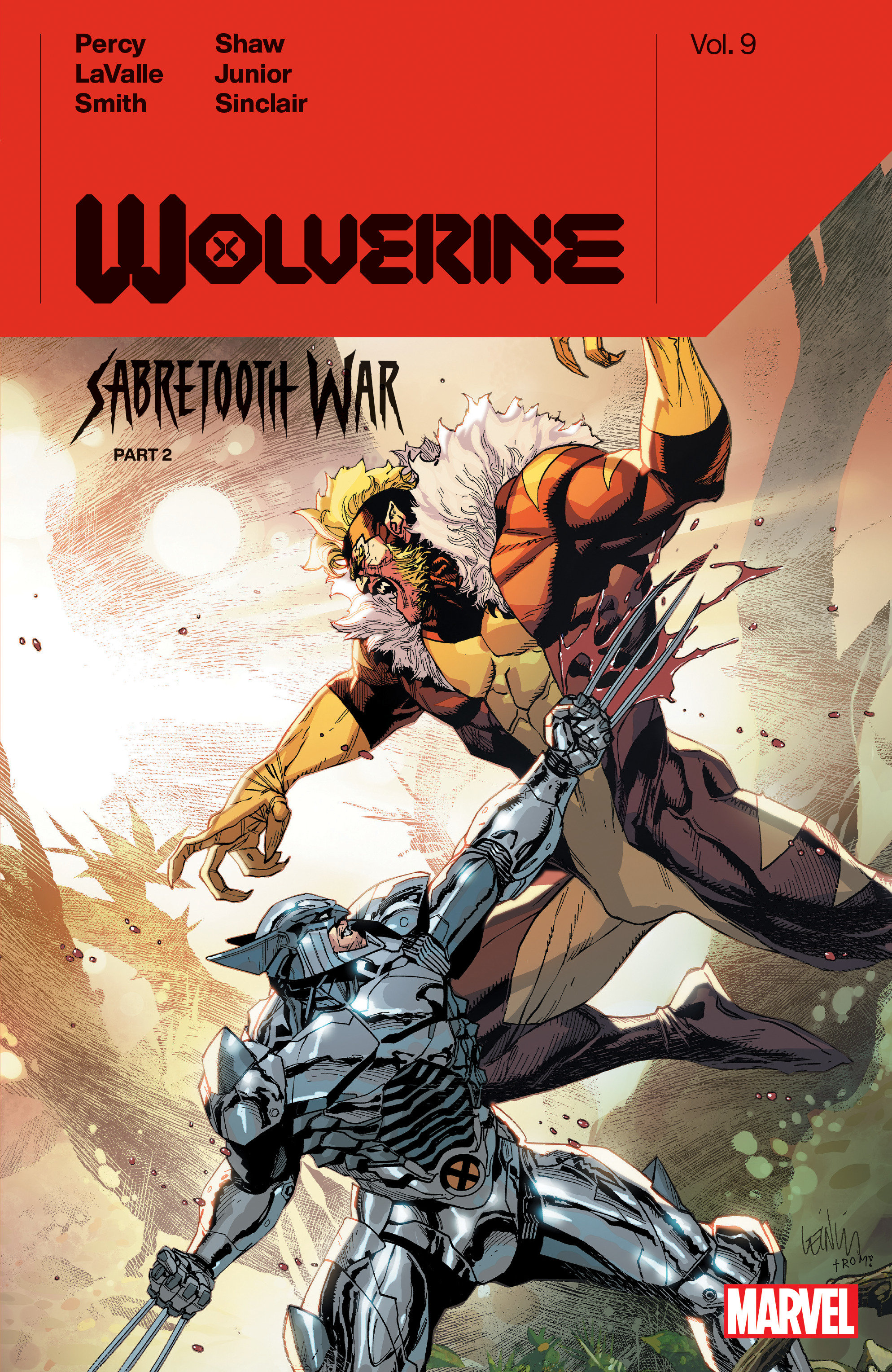 Wolverine by Benjamin Percy Graphic Novel Volume 9 Sabretooth War Part 2