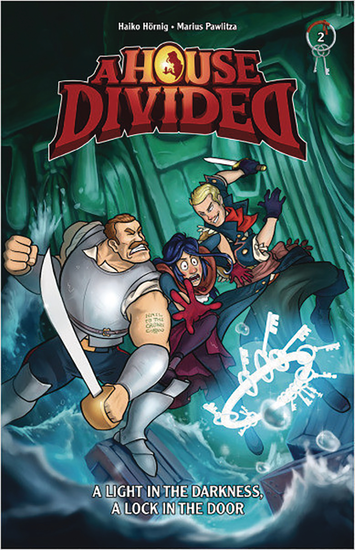 A House Divided Graphic Novel Volume 2 Light In Darkness Lock In Door