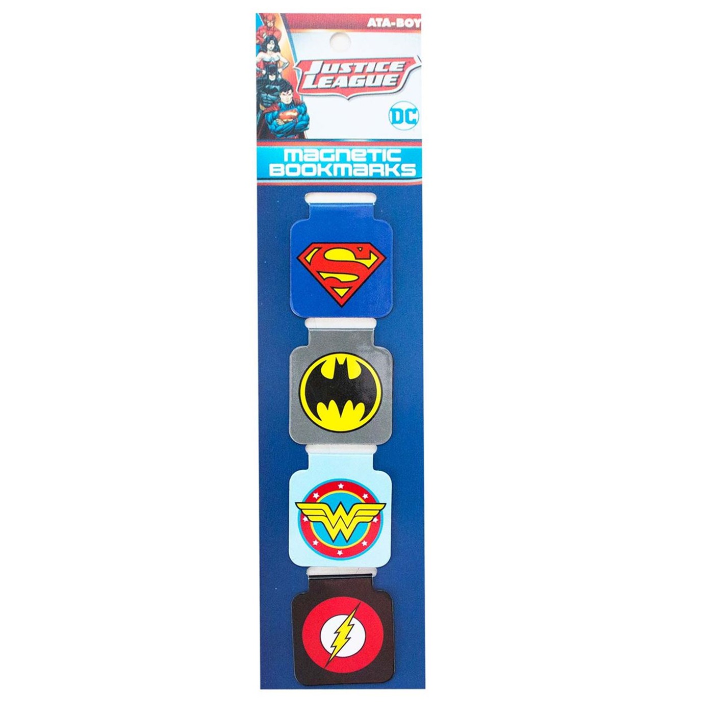 DC Logos Magnetic Bookmark Set