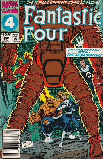 Fantastic Four #359 [Newsstand]