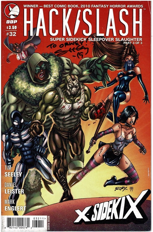 Hack/Slash: The Series #32 [Cover A Tim Seeley] - Vg+, Signed By Tim Seeley