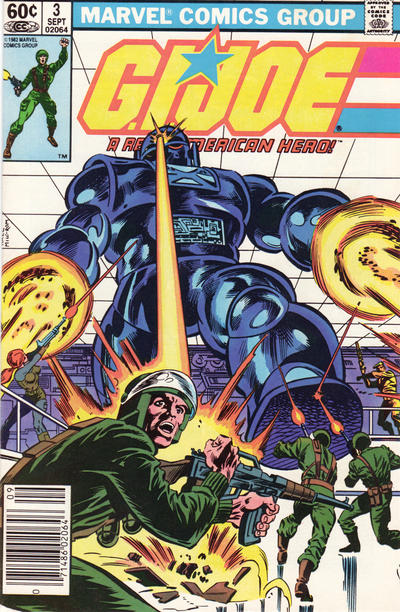 G.I. Joe, A Real American Hero #3 [Newsstand]-Very Good (3.5 – 5)