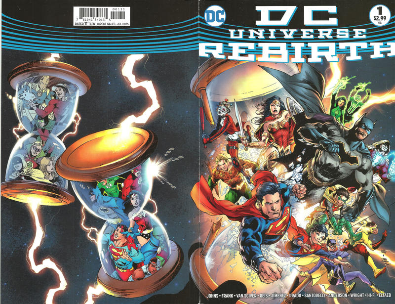 DC Universe: Rebirth #1 [Midnight Release Ivan Reis / Joe Prado Cover]-Near Mint (9.2 - 9.8)