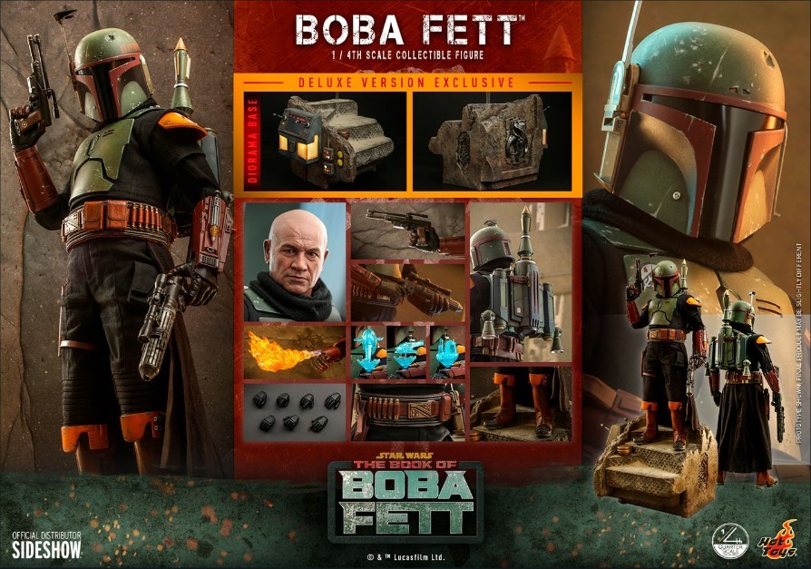 Boba Fett (Deluxe Version) Quarter Scale Figure By Hot Toys