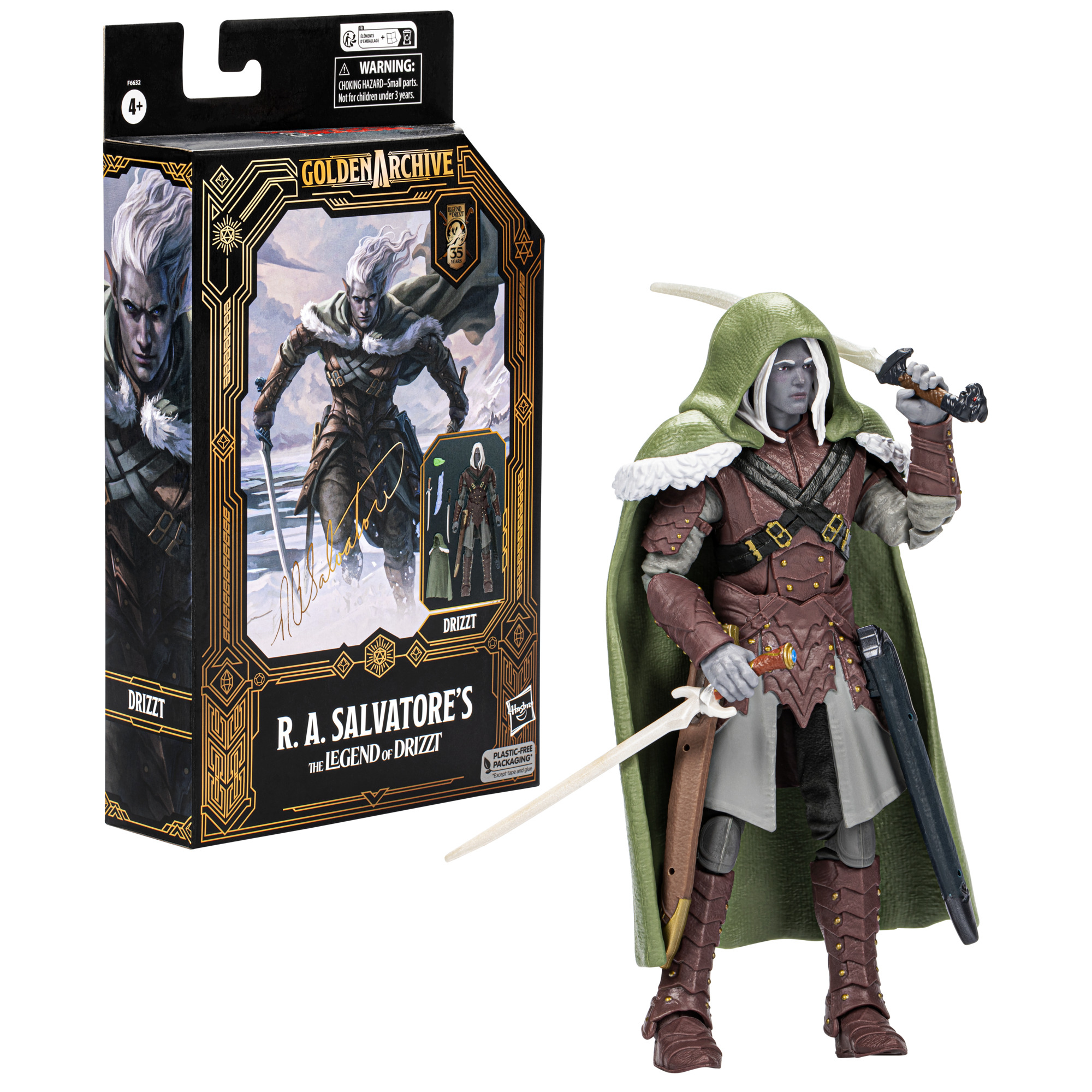 Dungeons & Dragons Golden Archive Drizzt 6in Action Figure Case