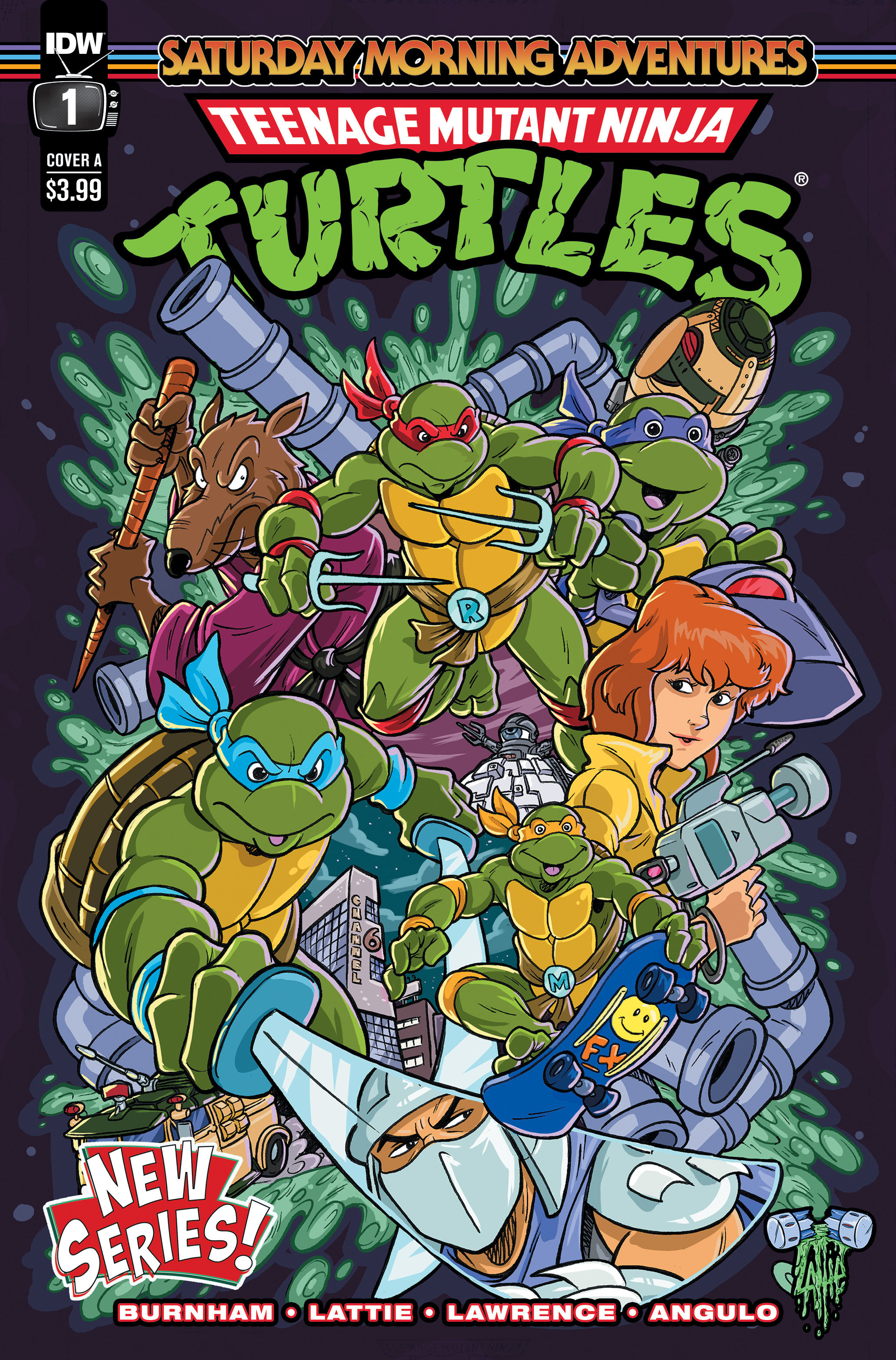 Teenage Mutant Ninja Turtles Saturday Morning Adventures Continued! #1 Cover A Lattie