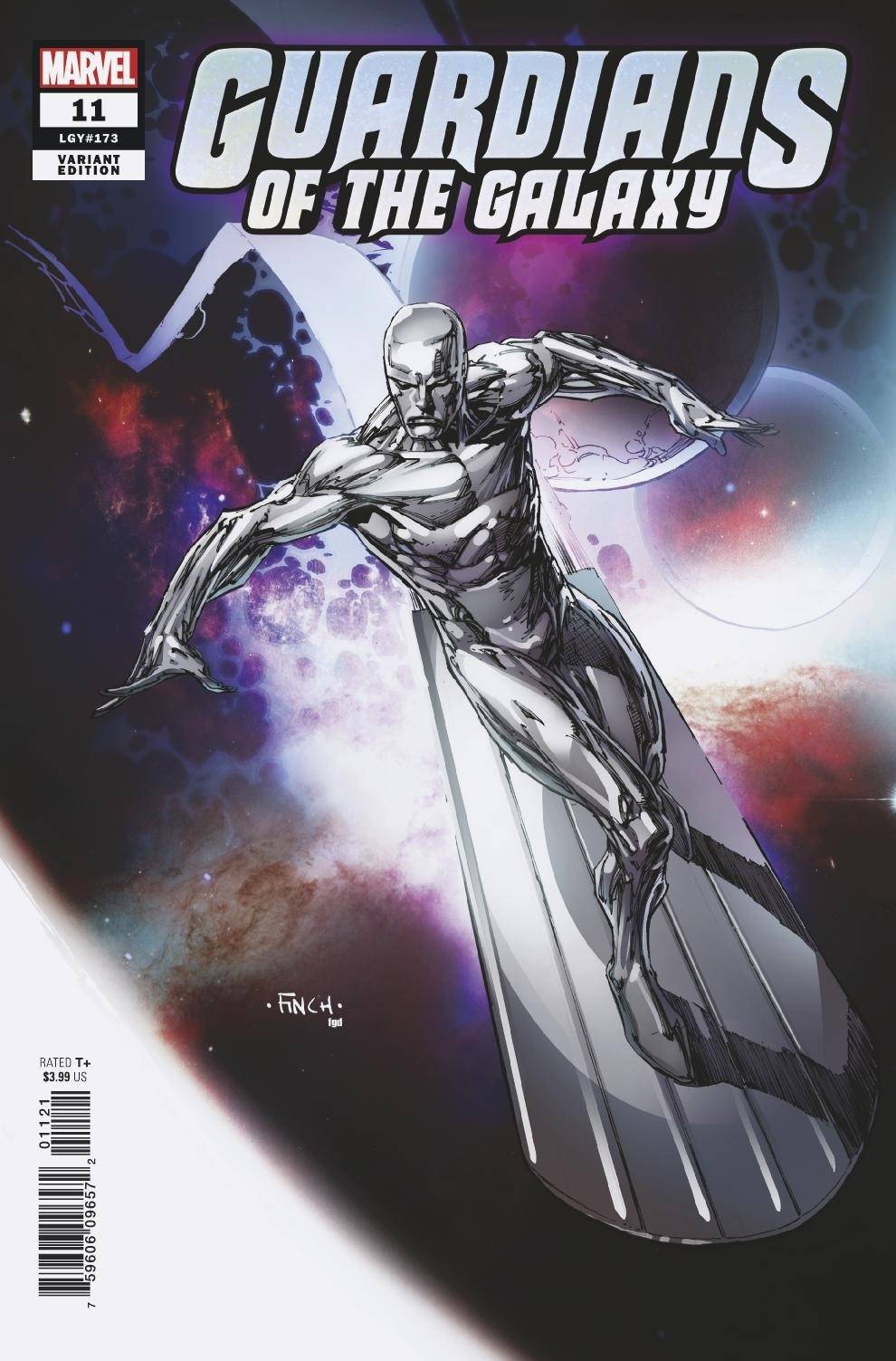 Guardians of the Galaxy #11 Finch Silver Surfer Variant (2020)