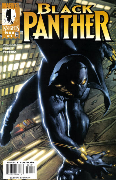 Black Panther #1 [Direct Edition]-Very Fine (7.5 – 9) 1st Team Appearance of The Dora Milaje.