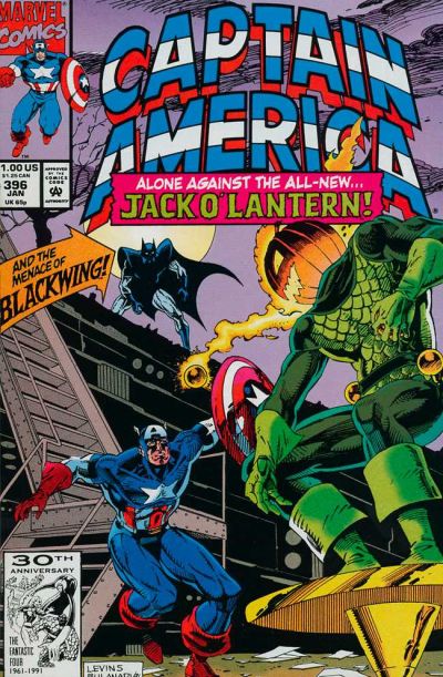 Captain America #396 [Direct]-Very Fine (7.5 – 9)